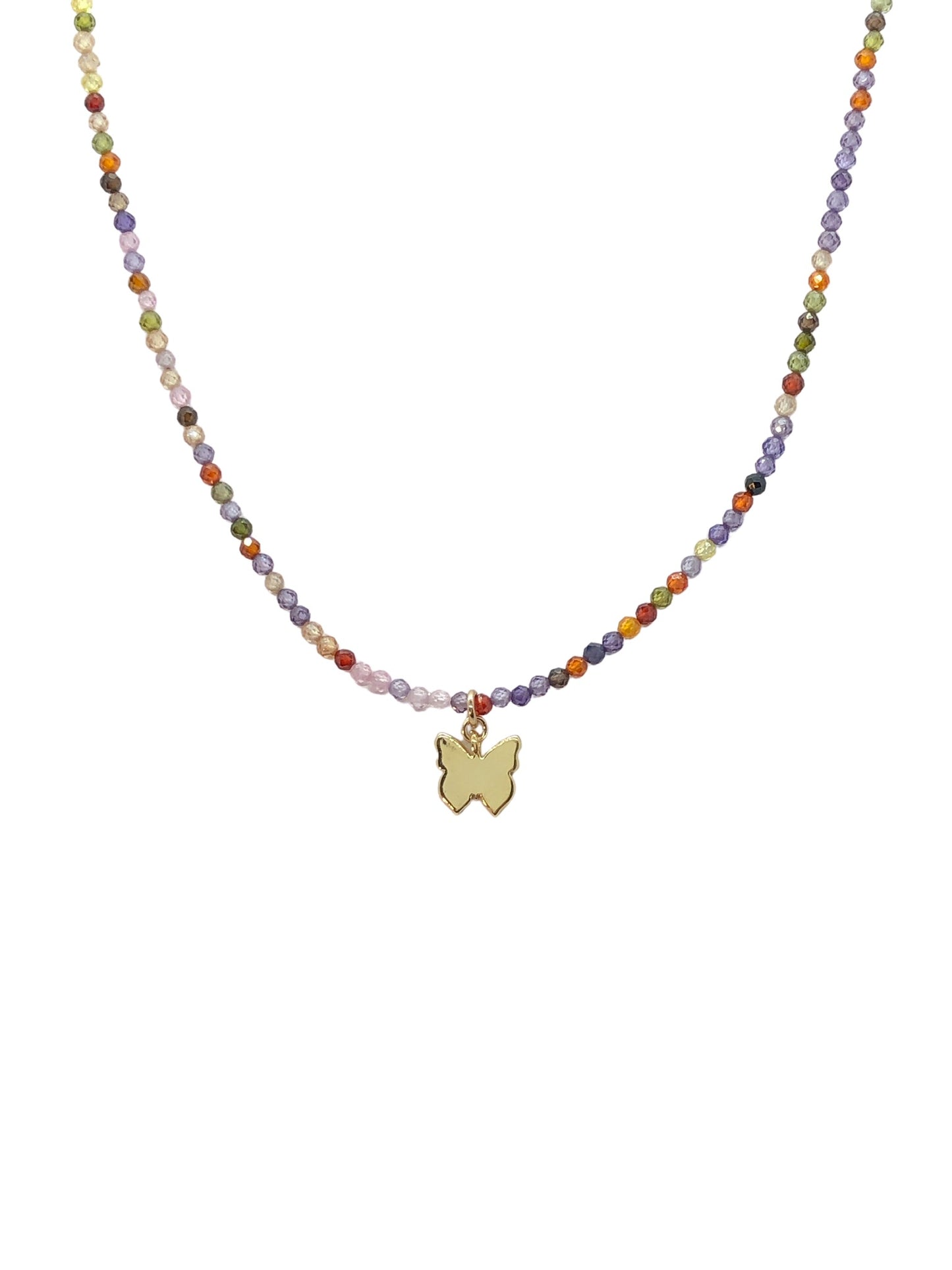 15” CZ Bead Butterfly